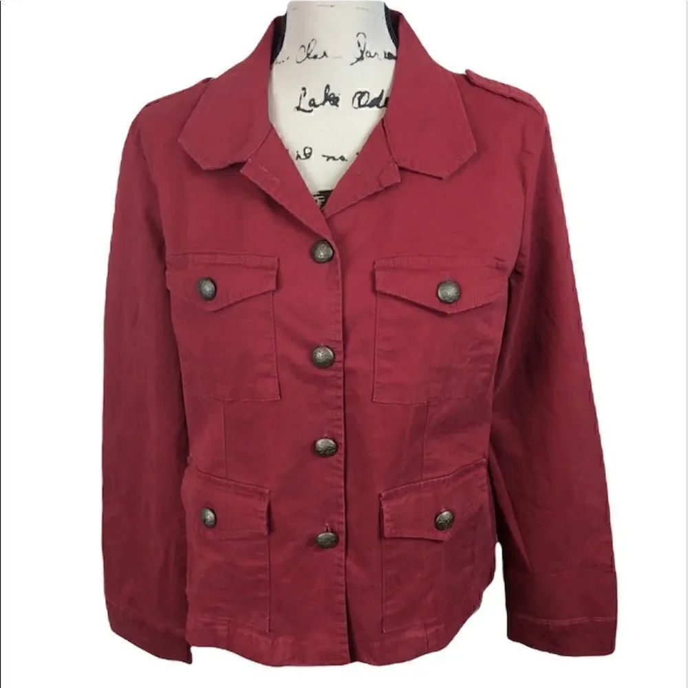 Sanctuary Military Style Jacket color: sundried tomato